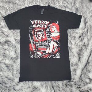 Stray Cats Rockabilly T-Shirt Size Small New